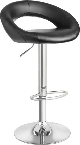 Стул Mio Tesoro Феликс BS-023 (черный/хром) – изображение в каталоге