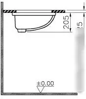 Умывальник Vitra Arkitekt 58.5x45 (6069B003-0012) - фото товара