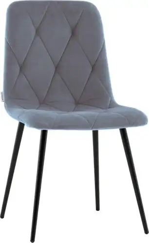 Стул Stool Group Одди Diamond AV 443-Cblst-KP3-9005 (велюр серый) – изображение в каталоге