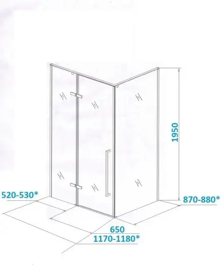 Душевой уголок Cerutti Spa C1AW 120x90 - фото товара