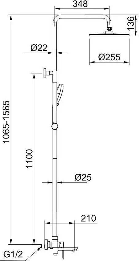 Душевая система Raglo R03.24.09 - фото товара