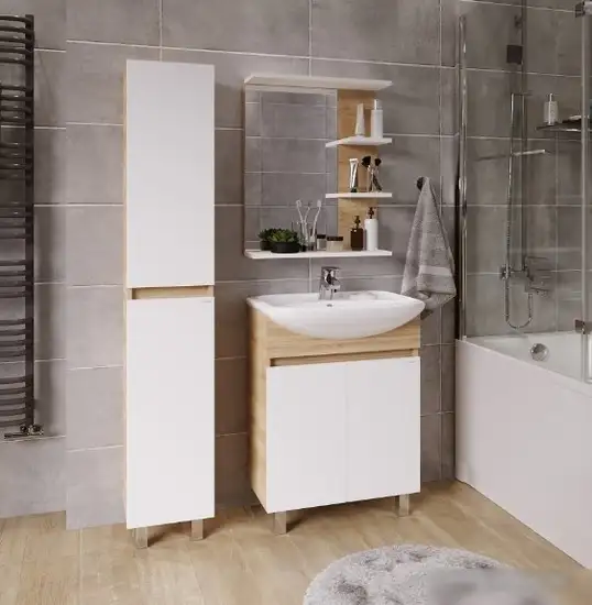 Grossman Тумба под умывальник Поло 60 см (белый) – фото товара