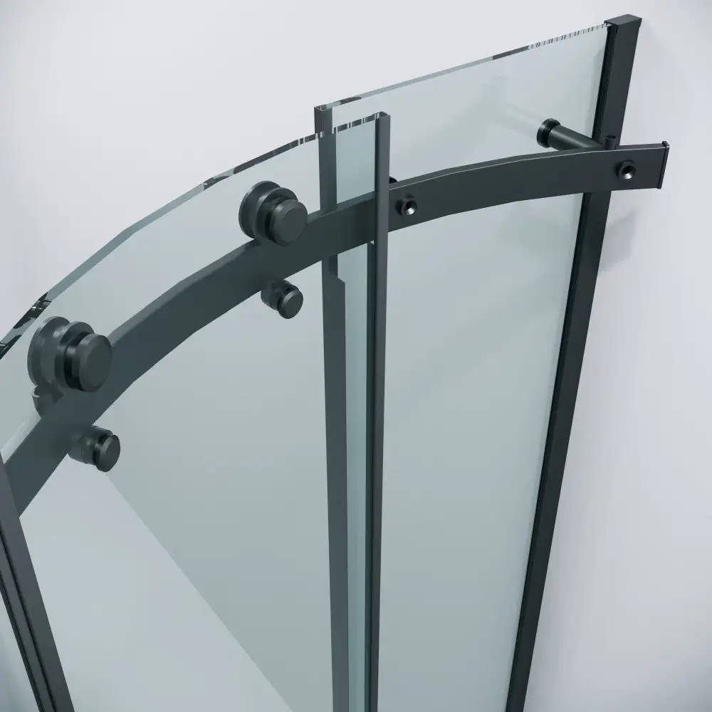 Душевой уголок Grossman Classic 90x90x195 301.K33.04.9090.21.00 (черный матовый/прозрачное стекло) - фото товара