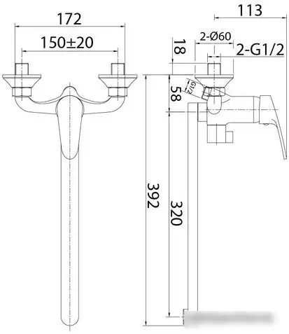 Смеситель Milardo Simp SIMSB02M10 - фото товара