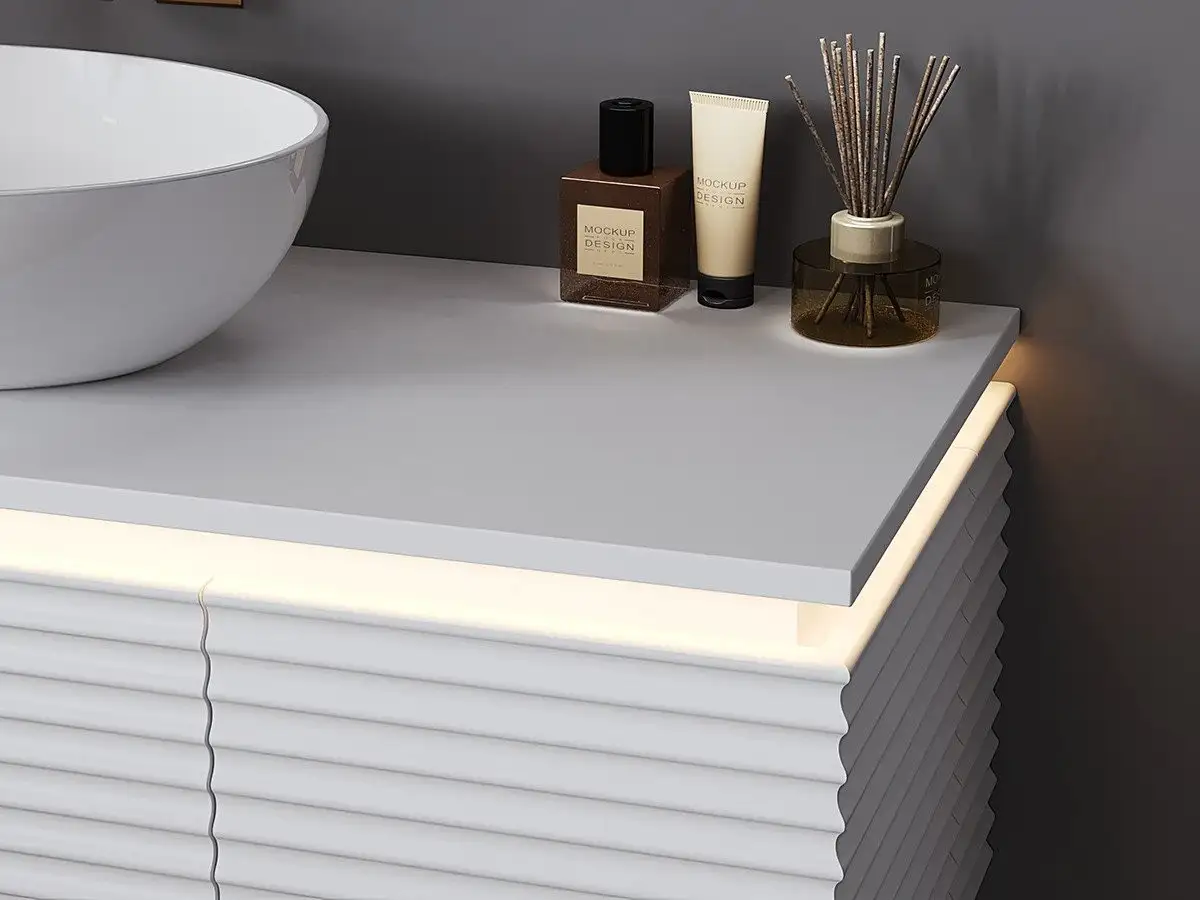 Belux Тумба под умывальник Belux Дубай НП 132 (18, белый матовый) – фото товара