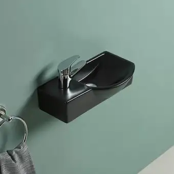 Умывальник WeltWasser AISBACH 7940 MT-BL L