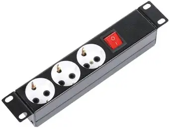 Блок розеток ЦМО БР-3П-10-9005 (3 розетки, без шнура питания) – изображение в каталоге