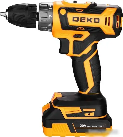Дрель-шуруповерт Deko DKCD20FU-Li 063-4149 (с 1-им АКБ) – фото товара