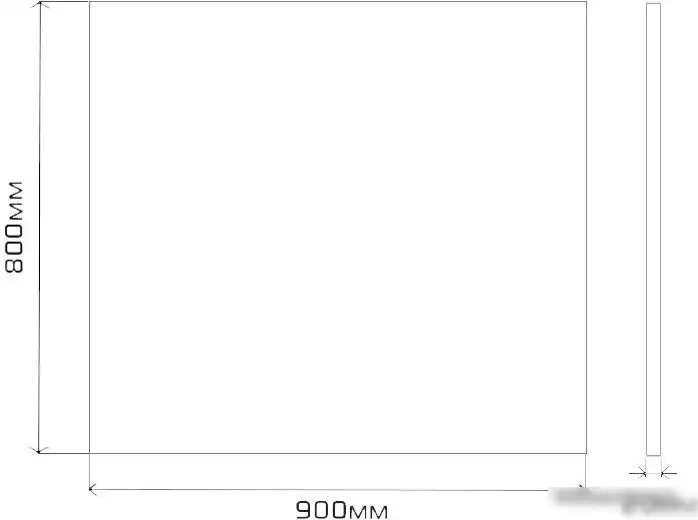 Misty Зеркало Марс 90 Э-Марс02090-Алп – фото товара