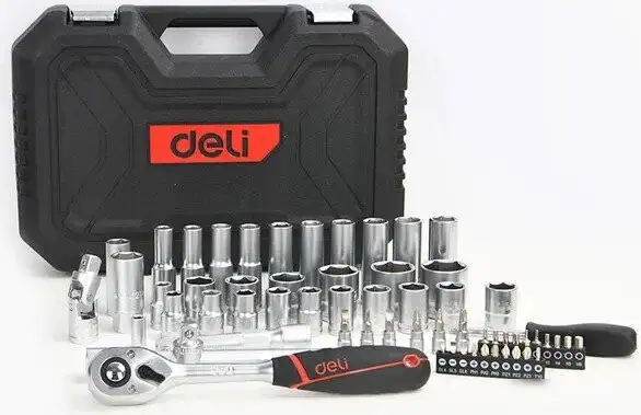Универсальный набор инструментов Deli EDQ43062 (62 предмета) – фото товара