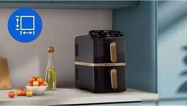 Аэрогриль (аэрофритюрница) Philips Ovi Stacked Dual Basket NA462/70 – фото товара