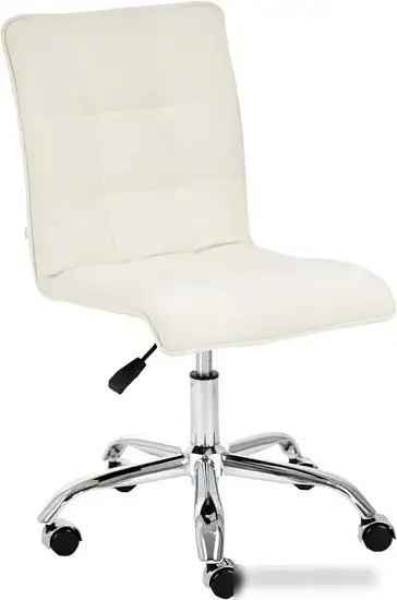 Офисное кресло TetChair Zero флок (молочный) – изображение в каталоге