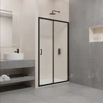 Душевая дверь RGW PA-14B 41081415-14 150 (черный/прозрачное стекло) - изображение в каталоге