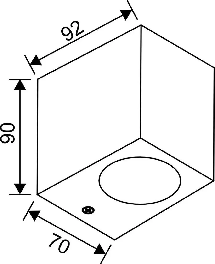 Уличный настенный светильник ESCADA 30007W/01 (черный) – фото товара