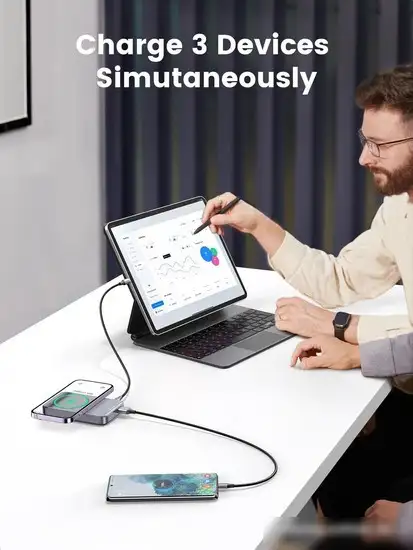 Внешний аккумулятор Ugreen PB206 20W 10000mAh (черный) – фото товара