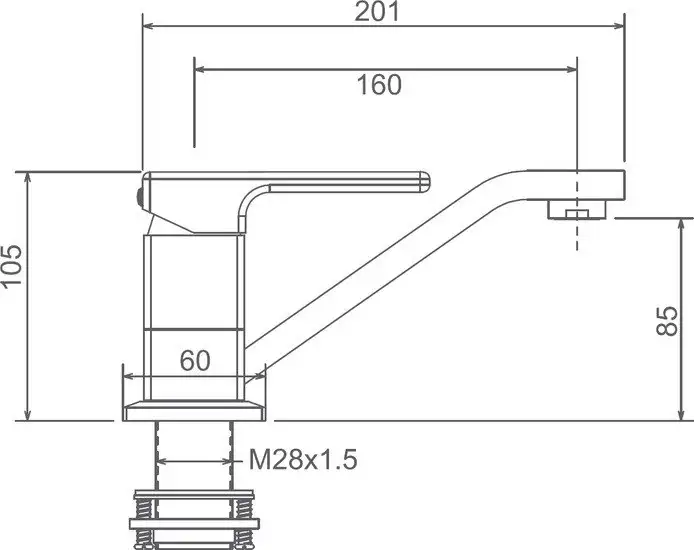 Смеситель Gappo G4517-8 - фото товара