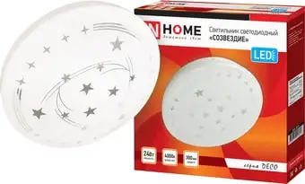 Люстра-тарелка In Home Deco 24 Вт 4000 К (созвездие) – изображение в каталоге
