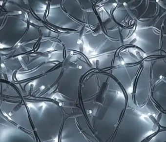 Новогодняя гирлянда ULED ULED-SL-100-24V-(W-F-W/W) – изображение в каталоге