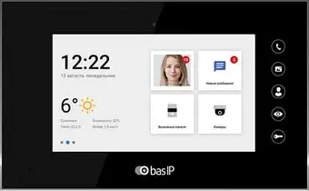 Монитор BAS-IP AT-07L (черный) – изображение в каталоге