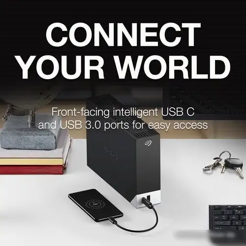 Внешний накопитель Seagate One Touch Desktop Hub STLC12000402 12TB – фото товара