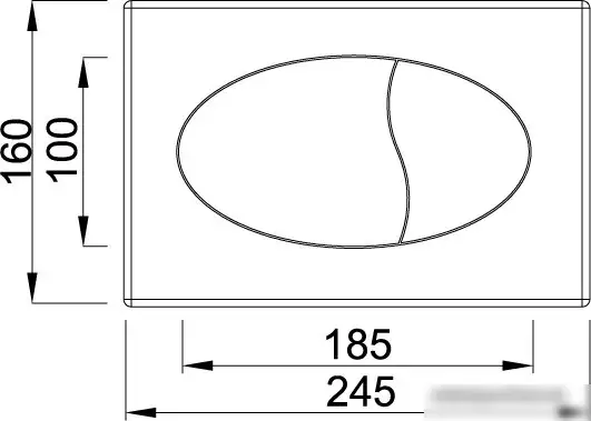 Панель смыва Styron STY-801-1 – фото товара