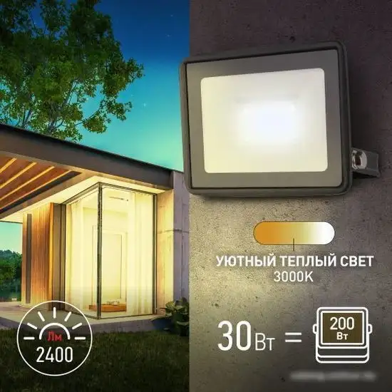 Уличный прожектор ЭРА LPR-023-0-30K-030 – фото товара