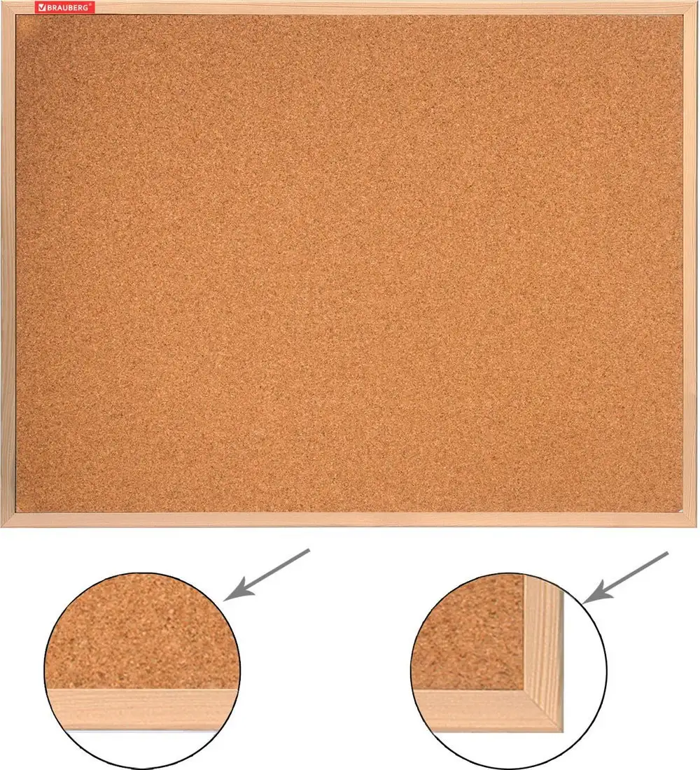 Офисная пробковая доска BRAUBERG 236861 – фото товара