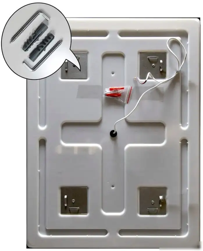 Пекам Зеркало Greta 50x80 greta-50x80B (с подсветкой и бесконтактным сенсором) – фото товара