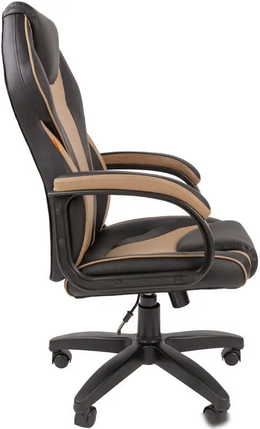 Офисное кресло CHAIRMAN 299 (экопремиум, черный/бежевый) – фото товара