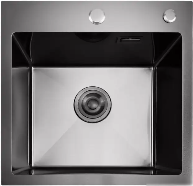 Кухонная мойка Stellar E4444NB (нано черный) - фото товара