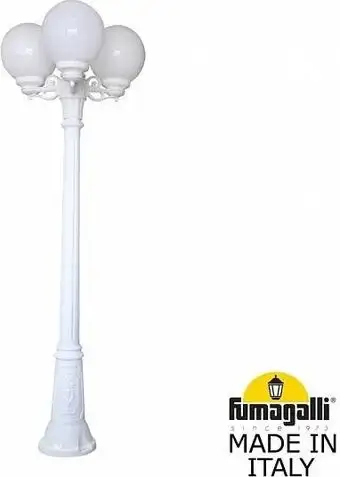 Городской фонарь Fumagalli Globe ARTU BISSO/G250 3L FU_G25.158.S30.WYF1R – изображение в каталоге