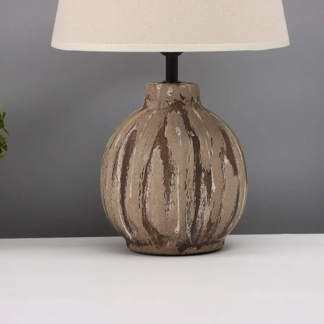 Настольная лампа Risalux Луиза 10689383 (кофе со сливками)