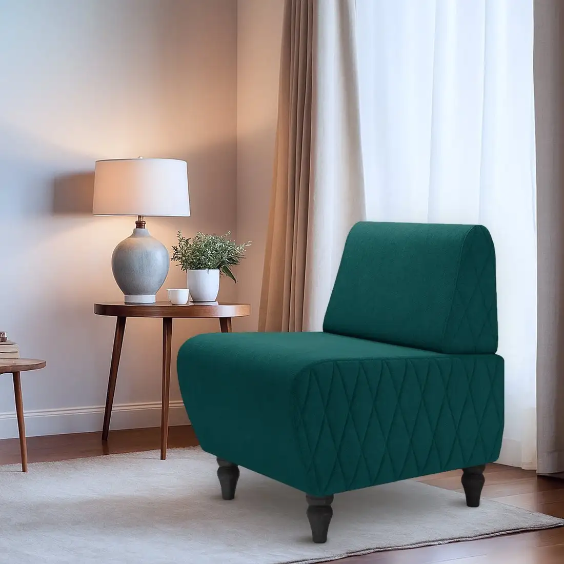 Интерьерное кресло MONOFIX Буно кресло (велюр/зеленый №11) – фото товара