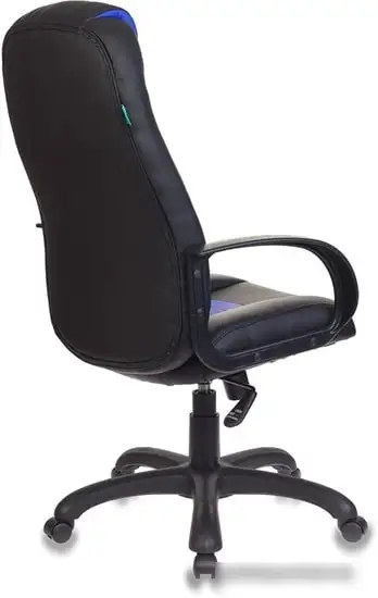 Кресло Бюрократ VIKING-8/BL+BLUE (черный/синий) – фото товара