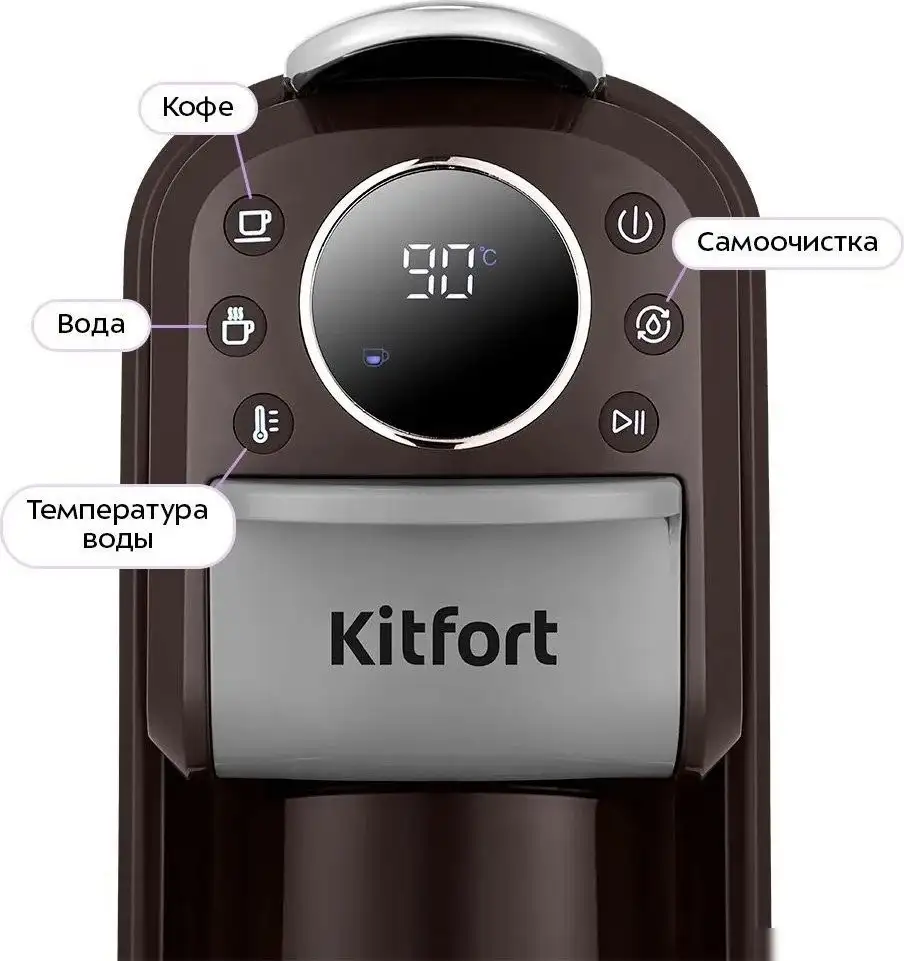 Капсульная кофеварка Kitfort KT-7656 - фото товара