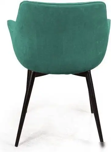 Стул с подлокотниками Ваш день Archi Barkhat 19 (зеленый, 2шт)