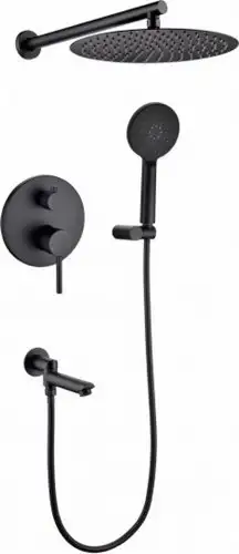 Душевая система Grocenberg GB5001 (черный матовый) - изображение в каталоге