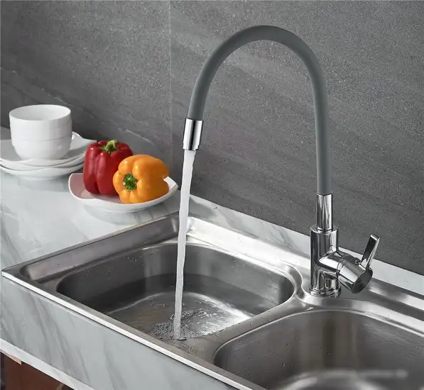 Смеситель Ledeme H98 L4898-9 (серый/хром) - фото товара