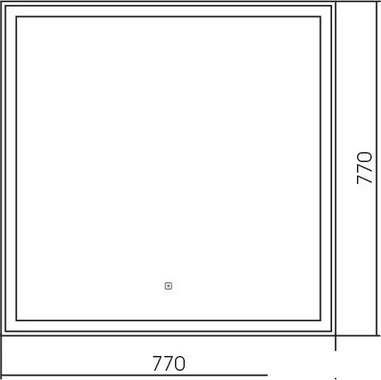 Silver Mirrors Зеркало Рига ТХ 77x77 LED-00002895 – фото товара