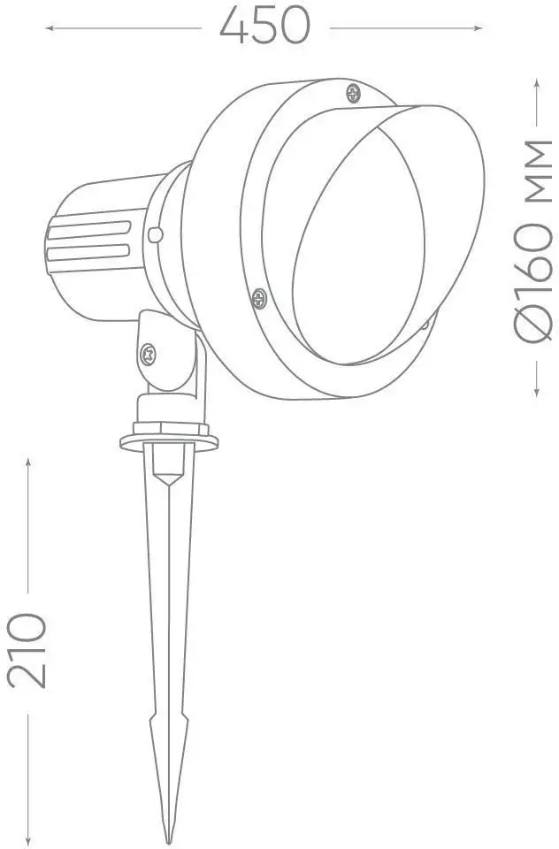 Садовый светильник Feron SP2706 32133 – фото товара