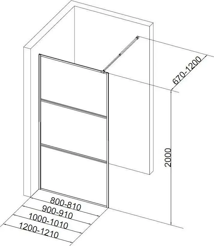 Душевая стенка Aquanet SW-1200WT 352346 - фото товара