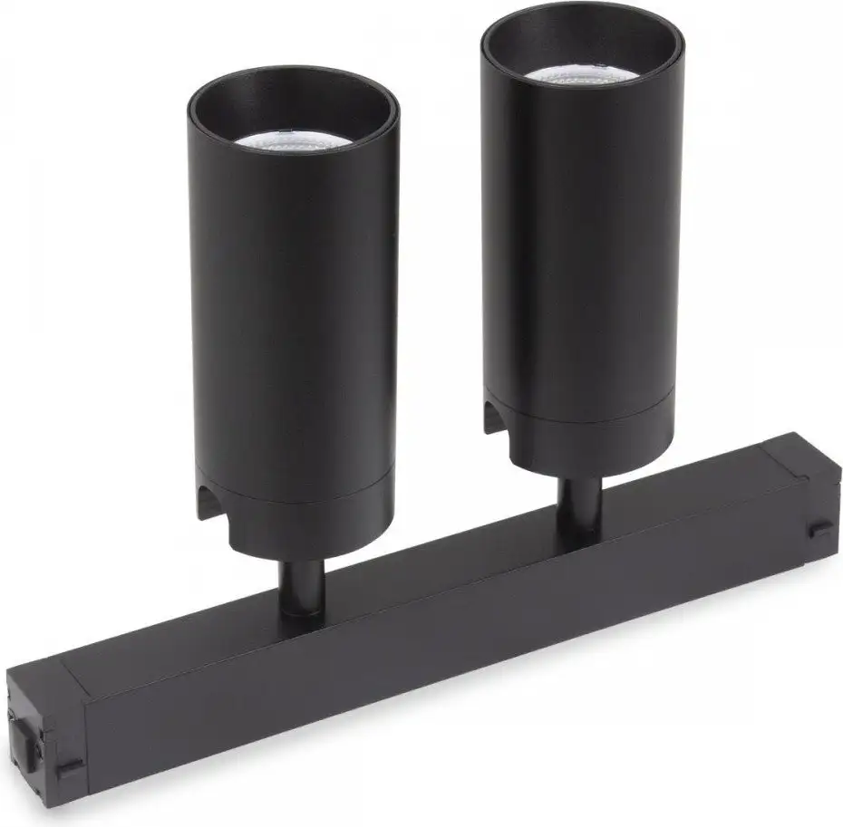 Трековый светильник AM Group Plain Cylinder AM590 2X10W 3000K BK – фото товара