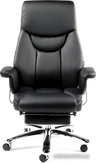 Кресло Norden Парламент H-2021-35 leather (кожа, черный) – фото товара