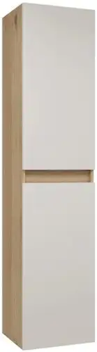 Teymi Шкаф-пенал для ванной Ritta T60522 (дуб эврика/белый матовый) – изображение в каталоге