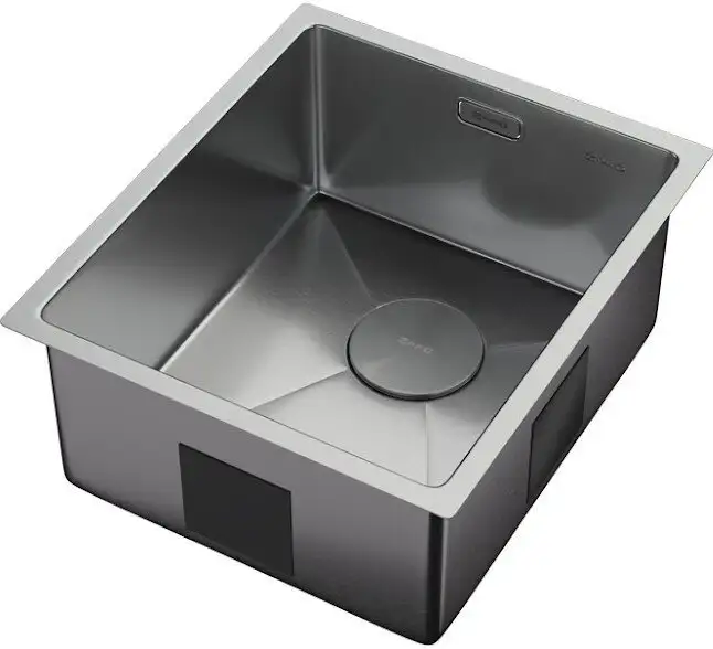 Кухонная мойка ZorG Zerox 38 U / IF Steel - фото товара