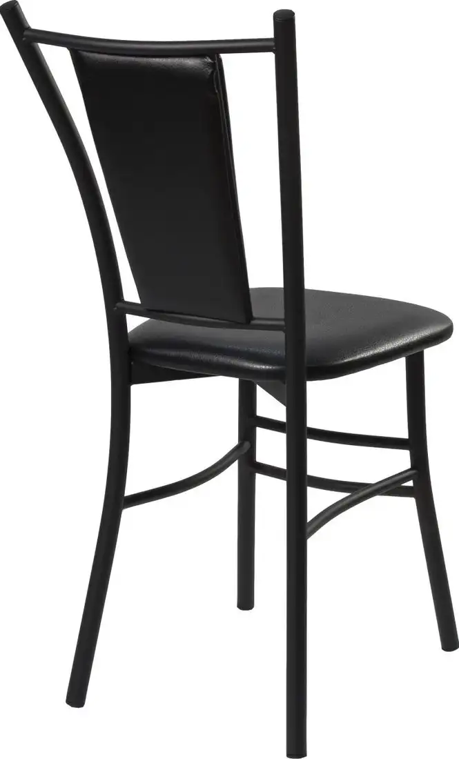 Стул ВВР Марсель (черный/черный, экокожа) – фото товара
