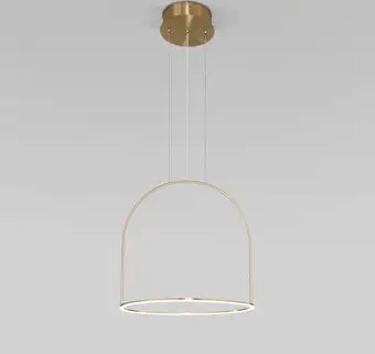 Подвесная люстра Евросвет 90322/1 латунь – изображение в каталоге