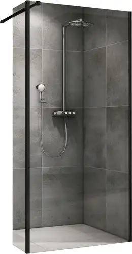 Душевая стенка Abber Immer Offen AG66120B - предпросмотр изображения Душевая стенка Abber Immer Offen AG66120B - изображение в каталоге