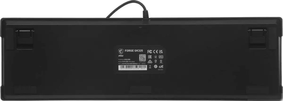 Клавиатура MSI Forge GK320 – фото товара