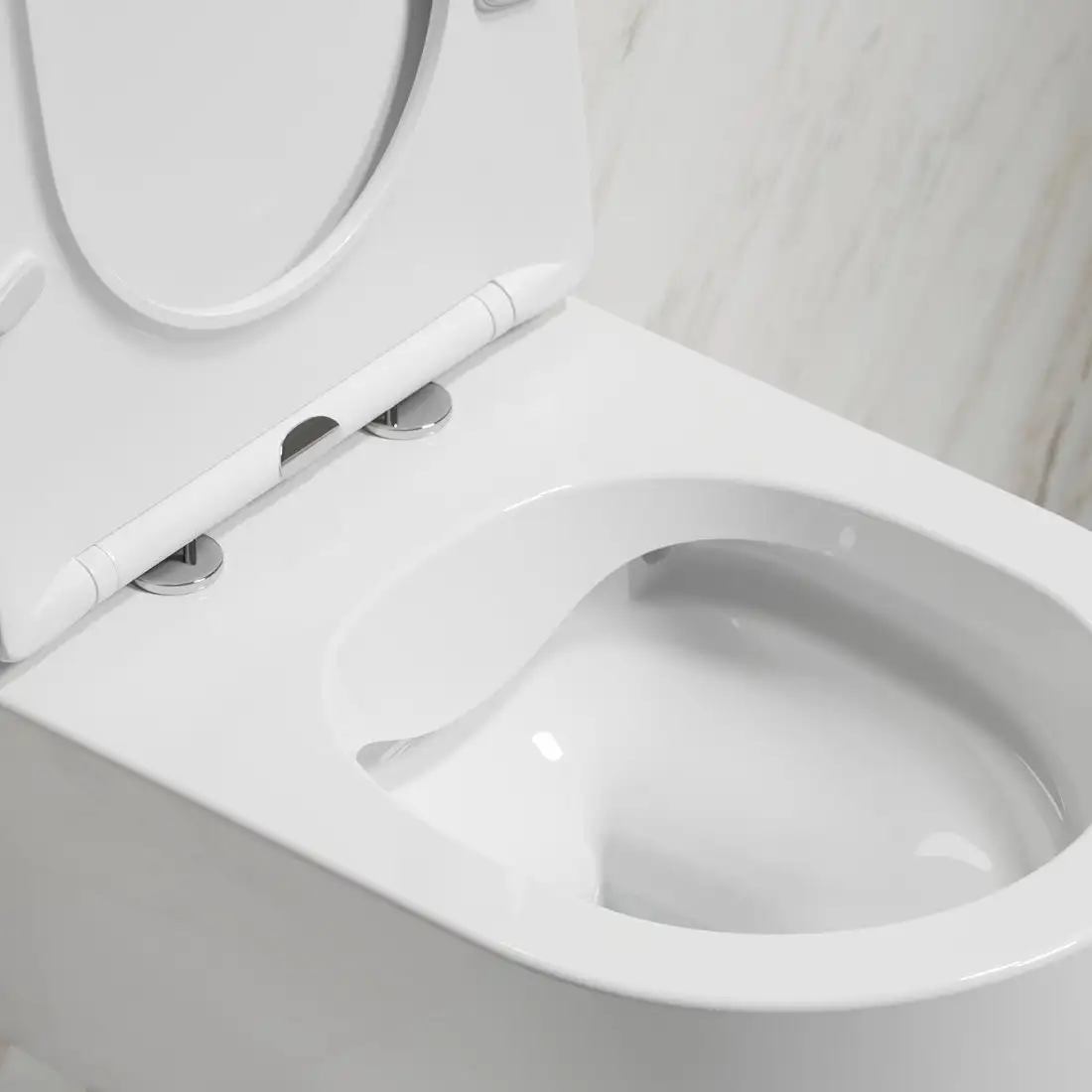Унитаз подвесной Ceramica Nova Modena Rimless CN6063 (с сиденьем) - фото товара